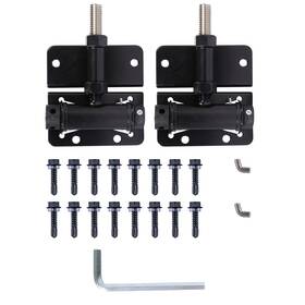 B09v53lvs6 Bordersmover Self-closing Door Gate Hinges For Vinyl/wooden Fences - Easy Install And Adjust