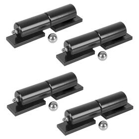 Hg-209bk Bordersmover 4-set Barrel Gate Hinge 5 Inches Heavy Duty Weld-on Install Fence