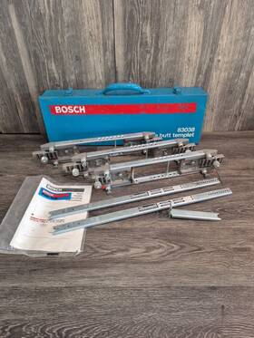 83038 Bosch 83037 Deluxe Door And Jamb Hinge Butt Template Kit / Usa