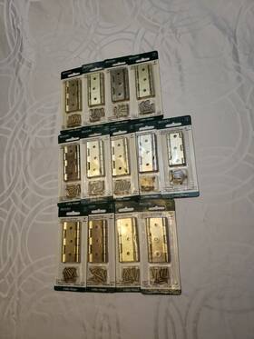 H0426eg-pb-u Brainerd 3 Inch Brass-plated Utility Hinges 2-pack H0426eg-pb/31548 13-packs New