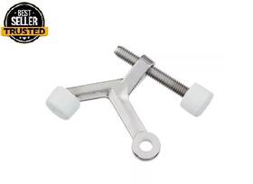 Branded 313036631668 Chrome Light Duty Hinge Pin Door Stop 10 Pk . Free Shipping