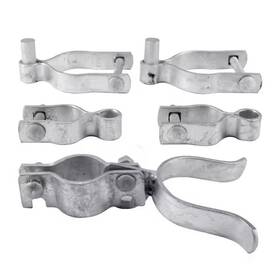 328536eb Branded Everbilt Chain Link Fence Gate Hardware Kit Galvanized Steel 2 3 8in Hinges