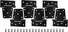 Branded 792276470136 35 Inch Black Door Shed Hinges Square Barn Heavy Duty Gate New