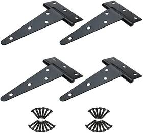 In-4p Branded 6 Inch T Strap Hinges Heavy Duty T-strap Shed Door Gate In-4p Branded 6 Inch T Strap Hinges Heavy Duty T-strap Shed Door Gate