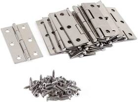 Branded01 313086192188 20 Pcs Stainless Steel Folding Hinges 3 Inch Door And Window Assigned 120