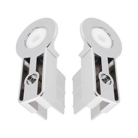 144-hb Briny River 1 Set Bath Screen Hinges Brackets Shower Abs Chrome Plating Bat