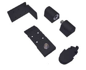 19-406lhbz Brixwell Offset Pivot Set 3/4in Alum Door And Frame 1/8in Vertical Adjustment Reces