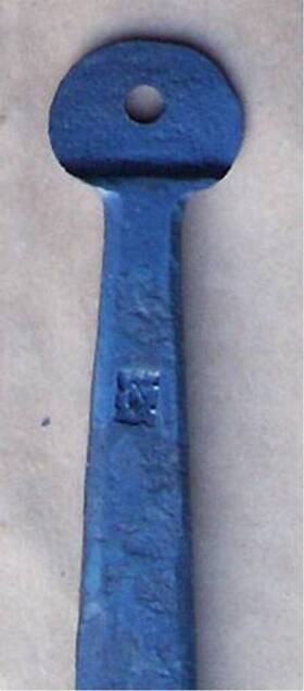 12strap Brokenanvil 12 Inch Bean Style Strap Hinges Hand Forged Wrought Iron Blacksmith Usa