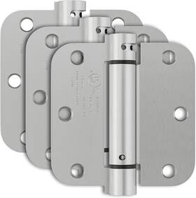 Bubxo 445005242278 3pcs 3.5 Inch Self-closing Door Hinges Adjustable Tension 5/8 Radius Left And Rig
