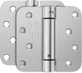 Bubxo 445042064000 2 Pack Self Closing Door Hinges 4 Inch Spring Loaded With 5/8ftft Rad