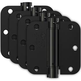 B0dzml31q8 Bubxo 4-pack 3.5 Inch Self-closing Spring Door Hinges Radius Corners Adjustable U