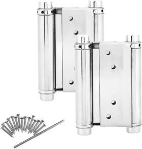 Buhyuhb 313051461462 Double Action Spring Hinges 6inch Stainless Steel Self Closing Doo