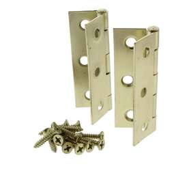 E86dl Bulldog Hardware 035061927782 2 Pack Utility Hinge Brass Plated 2-1/2 Inch D-75#