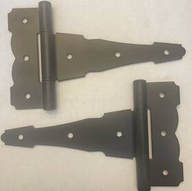 Gd-757 Bulldog Hardware Box Of 10 Heavy Duty Tee Hinge Black 6 Inch