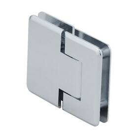 P1n380ch C.r. Laurence Chrome Pinnacle 380 Series Adjustable 180 Degree Glass-to-glass Hinge