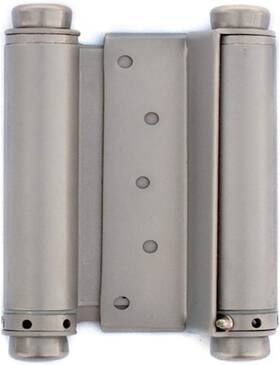 Cafe Doors Emporium 744110341782 Door 5 Inch Spring Hinge In Satin Nickel Double Acting Barrel With