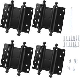 1561656 Cafezayo 3 Inch Double Action Spring Hinges 4pcs Heavy Duty Stainless Steel Self Closing