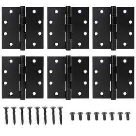 15843 Cafezayo 6pcs 4.5 X Inch Heavy Duty Door Hinges Matte Black Commercial Hinge