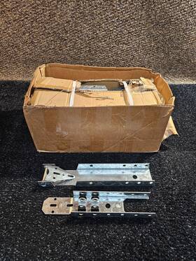 233817 Canimax Qty 10 Orb Brackets 18-24 Inch Adjustable Hinge Galvanized Steel