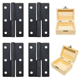 J239 Capiant 4-pack 2.5 Inch Lift Off Hinges Right Hand Detachable Slip Joint Flag