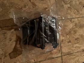 Sg00217-blk Carefree Black Metal Door Hinges Set With Mounting Hardware