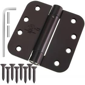 Dc5840-orb Cauldham 2 Pack Heavy-duty 4 Inch Self-closing Spring Door Hinge With 5/8 Radius Corners Ul