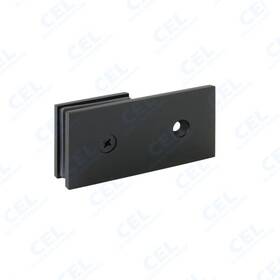 Csgc182 Cel 180 Degree Ftyft Inline Square Corner Glass Clamp For 3/8 Inch To 1/2
