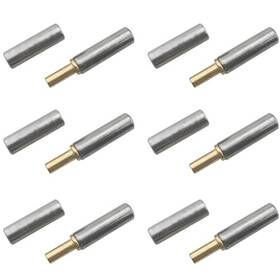 65535-dcwh-6 Chenjin 6pcs 12x80mm Removable Barrel Welded Hinges Heavy Duty 360 Degree