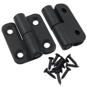 Tuohai00231227-1204 Cionyce Lift Off Hinges Detachable Slip Joint Door Flag Hinge Left Turn Black 2 Pcs