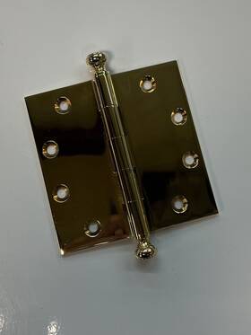 16806pbnl Classic Brass Hinge-standard 4-1/2 Inch Polished No Lacquer