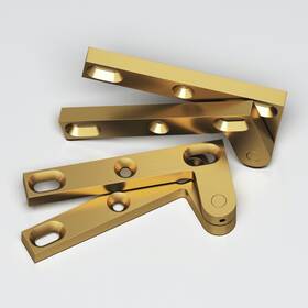 Cfh-14 Colonial Bronze Satin Brass Pivot Hinges