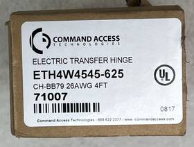 71007 Command Access Electric Transfer Hinge 4.5x4.5 625 4-wire Bright Chrome