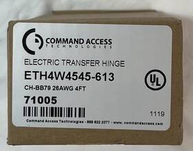 Eth4w4545-613 Command Access 71005 Electric Transfer Hinge 4.5x4.5 613 26awg 4ft Lead - 4-wire