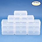 Conbc000311us Pack Rectangle Mini Clear Plastic Bead Storage Containers Box Case