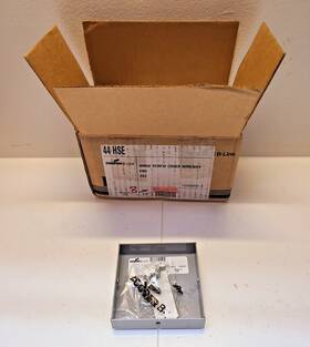 44-hse Cooper 8 Qty. Of B-line Hinge Screw Cover Wireways End 4x4 44 Hse Qty