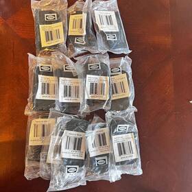 37564-12 Cosmas Flat Door Hinge Black 3.5 Inch X With 5/8 Radius Corners 37564 Set Of 12