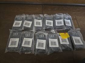 44081-12 Cosmas 44081 12 Pack - Flat Black Door Hinge 4 Inch X