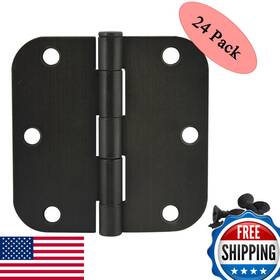 Cosmas B01m8gb797 24 Pack - Oil Rubbed Bronze Door Hinge 3.5 Inch X 5/8