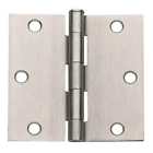 Cp3535-us15-m Global Door Controls Satin Nickel Plain Bearing Steel Hinge Set