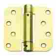 Cps4040-r-us4-3 Global Door Controls Satin Brass Steel Spring Hinge With 5 8 In Radius Set3 Packed Wood Screw 704780176251