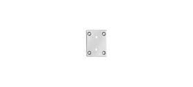 V3sbych Cr Laurence Crl Chrome Vienna 074 Series Wall Mount Short Back Plate