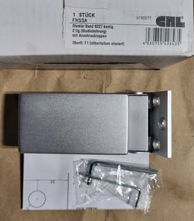 Crl 030755428435 Fhssa Fallbrook Satin Anodized Square Hinge