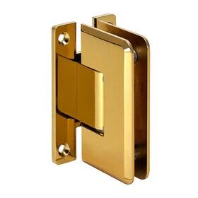 C0l037br Crl Polished Brass Cologne 037 Wall Mount Fthft Back Frameless Glass Door Hinge
