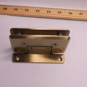 C0l337bbrz Crl Adjustable Wall Mount H Back Plate Hinge Cologne 337 Series Brushed Bronze