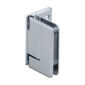 P1n044ch Crl Polished Chrome Pinnacle 044 Glass Wall Mount Offset Back Plate Hinge