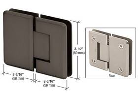 P1n1800rb Crl Pinnacle 180 Series Oil Rub Bronze Glass-to-glass Standard Hinge