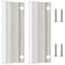 Kao-croblissful-1469 Croblissful 2 Sets Hinge Leaf For Screen Doors White Upper Storm Aluminum Replacement Parts