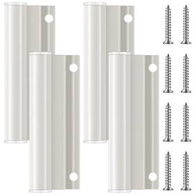 Kao-croblissful-1761 Croblissful 4 Sets Hinge Leaf For Aluminum Doors - White Upper Compatible With