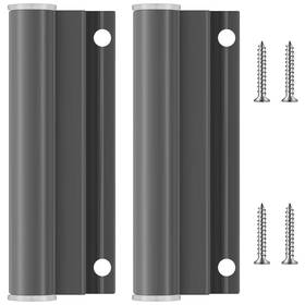 Kao-croblissful-3025 Croblissful 2 Sets Hinge Leaf For Screen Doors Gray Upper Storm Aluminum Door Replacement
