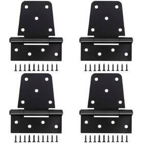 G-n1-60369-2 Ctrowelpro 3-1/2 Inch Heavy Duty Gate Hinges 4 Pack Black Iron Shed Door